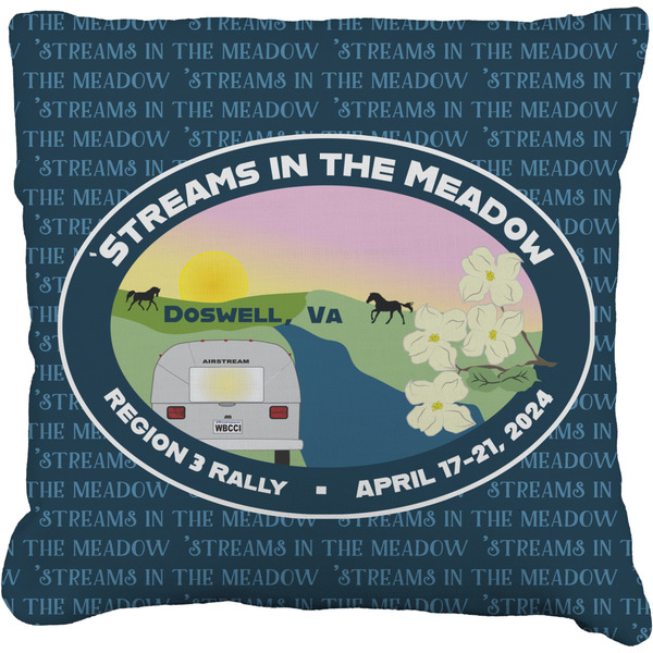 Custom Region 3 - 2024 Rally Faux-Linen Throw Pillow 16"