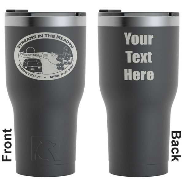 Custom Region 3 - 2024 Rally RTIC Tumbler - Black - Laser Engraved - Double-Sided