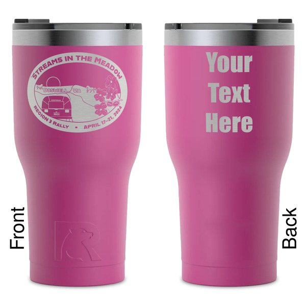 Custom Region 3 - 2024 Rally RTIC Tumbler - Magenta - Laser Engraved - Double-Sided