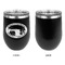 Region 3 - 2024 Rally Stainless Wine Tumblers - Black - Single Sided - Approval