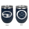 Region 3 - 2024 Rally Stainless Wine Tumblers - Navy - Double Sided - Approval