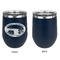 Region 3 - 2024 Rally Stainless Wine Tumblers - Navy - Single Sided - Approval