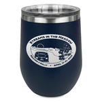 Region 3 - 2024 Rally Stemless Stainless Steel Wine Tumbler - Navy - Single-Sided