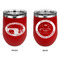 Region 3 - 2024 Rally Stainless Wine Tumblers - Red - Double Sided - Approval