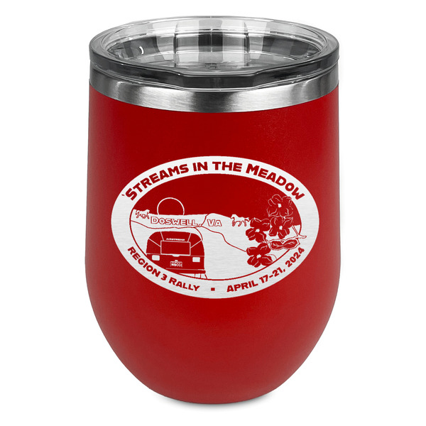 Custom Region 3 - 2024 Rally Stemless Stainless Steel Wine Tumbler - Red - Double-Sided