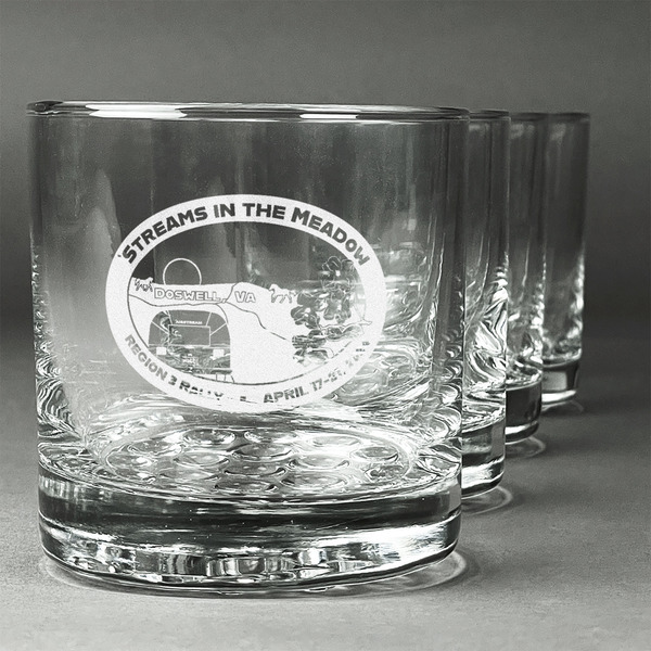 Custom Region 3 - 2024 Rally Whiskey Glasses - Engraved - Set of 4