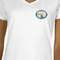 Region 3 - 2024 Rally White V-Neck T-Shirt on Model - CloseUp