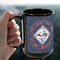 Bandera Region 9 Rally 15oz. Black Mug - Lifestyle