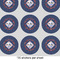 Bandera Region 9 Rally 2" Multipurpose Round Labels - Sheet