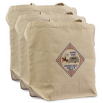 Bandera Region 9 Rally Reusable Cotton Grocery Bags - Set of 3