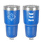 Bandera Region 9 Rally 30 oz Stainless Steel Ringneck Tumbler - Blue - Double Sided - Front & Back