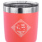 Bandera Region 9 Rally 30 oz Stainless Steel Ringneck Tumbler - Coral - CLOSE UP