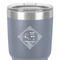 Bandera Region 9 Rally 30 oz Stainless Steel Ringneck Tumbler - Grey - Close Up