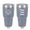 Bandera Region 9 Rally 30 oz Stainless Steel Ringneck Tumbler - Grey - Double Sided - Front & Back