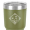 Bandera Region 9 Rally 30 oz Stainless Steel Ringneck Tumbler - Olive - Close Up