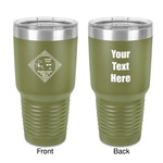 Bandera Region 9 Rally 30 oz Stainless Steel Tumbler - Olive - Double-Sided