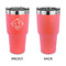 Bandera Region 9 Rally 30 oz Stainless Steel Ringneck Tumblers - Coral - Single Sided - APPROVAL