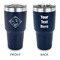 Bandera Region 9 Rally 30 oz Stainless Steel Ringneck Tumblers - Navy - Double Sided - APPROVAL