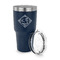 Bandera Region 9 Rally 30 oz Stainless Steel Ringneck Tumblers - Navy - LID OFF