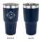 Bandera Region 9 Rally 30 oz Stainless Steel Ringneck Tumblers - Navy - Single Sided - APPROVAL