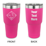 Bandera Region 9 Rally 30 oz Stainless Steel Tumbler - Pink - Double-Sided