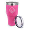 Bandera Region 9 Rally 30 oz Stainless Steel Ringneck Tumblers - Pink - LID OFF