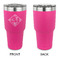 Bandera Region 9 Rally 30 oz Stainless Steel Ringneck Tumblers - Pink - Single Sided - APPROVAL