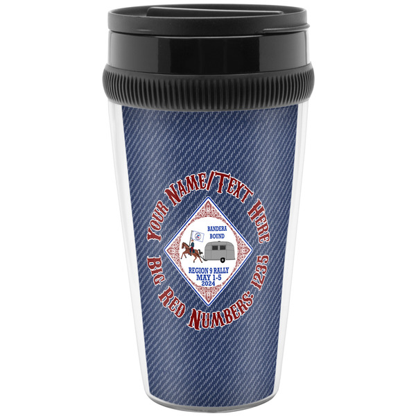 Custom Bandera Region 9 Rally Acrylic Travel Mug without Handle