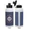 Bandera Region 9 Rally Aluminum Water Bottle - White APPROVAL