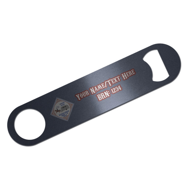 Custom Bandera Region 9 Rally Bar Bottle Opener - Silver