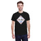 Bandera Region 9 Rally Black Crew T-Shirt on Model - Front