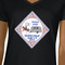 Bandera Region 9 Rally Black V-Neck T-Shirt on Model - CloseUp