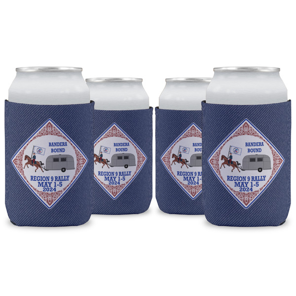 Custom Bandera Region 9 Rally Can Coolers - 12 oz - Set of 4