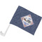 Bandera Region 9 Rally Car Flag w/ Pole