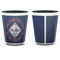 Bandera Region 9 Rally Ceramic Shot Glass - Two Tone - Front & Back