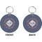 Bandera Region 9 Rally Circle Keychain (Front + Back)