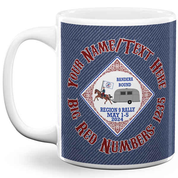 Custom Bandera Region 9 Rally 11 oz Coffee Mug - White