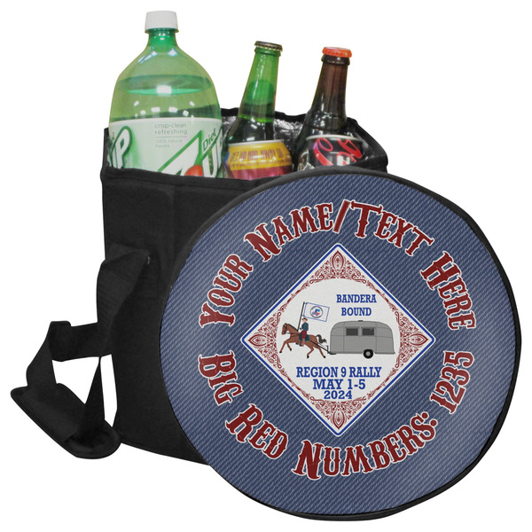 Custom Bandera Region 9 Rally Collapsible Cooler & Seat