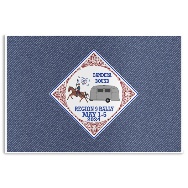 Custom Bandera Region 9 Rally Disposable Paper Placemats