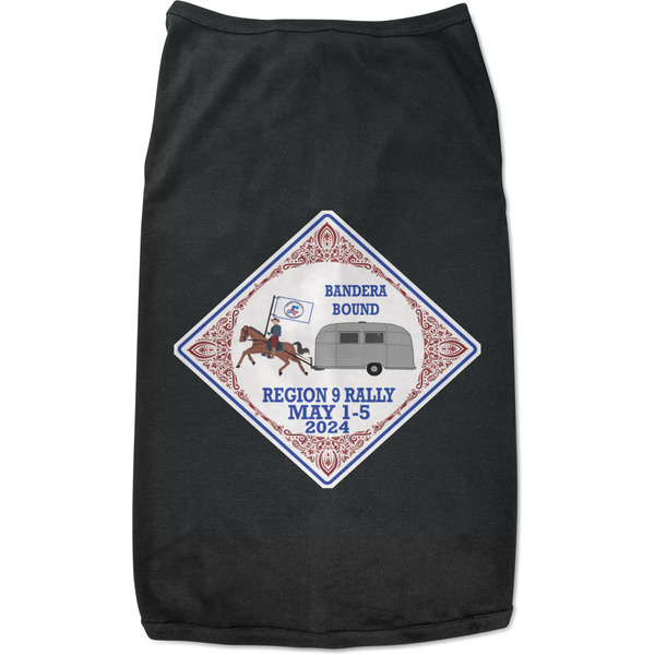 Custom Bandera Region 9 Rally Black Pet Shirt