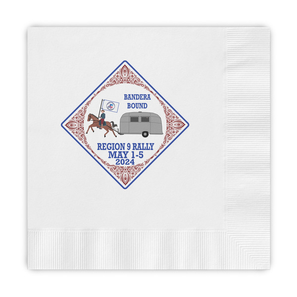 Custom Bandera Region 9 Rally Embossed Decorative Napkins