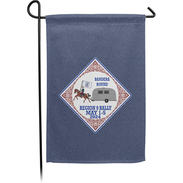 Custom Bandera Region 9 Rally Garden Flag - Small - Double-Sided