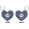 Bandera Region 9 Rally Heart Keychain (Front + Back)