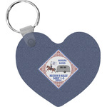 Bandera Region 9 Rally Heart Plastic Keychain