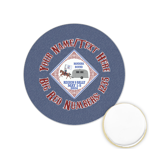 Custom Bandera Region 9 Rally Printed Cookie Topper - 1.25"