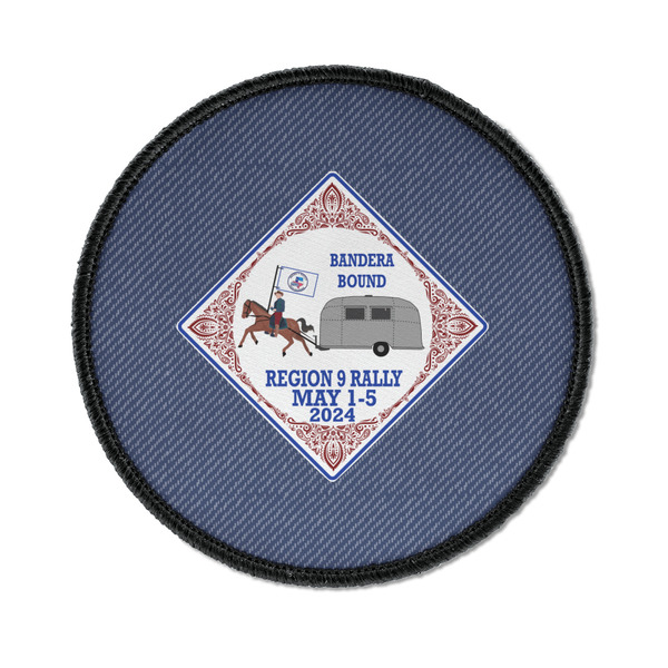 Custom Bandera Region 9 Rally Iron On Round Patch