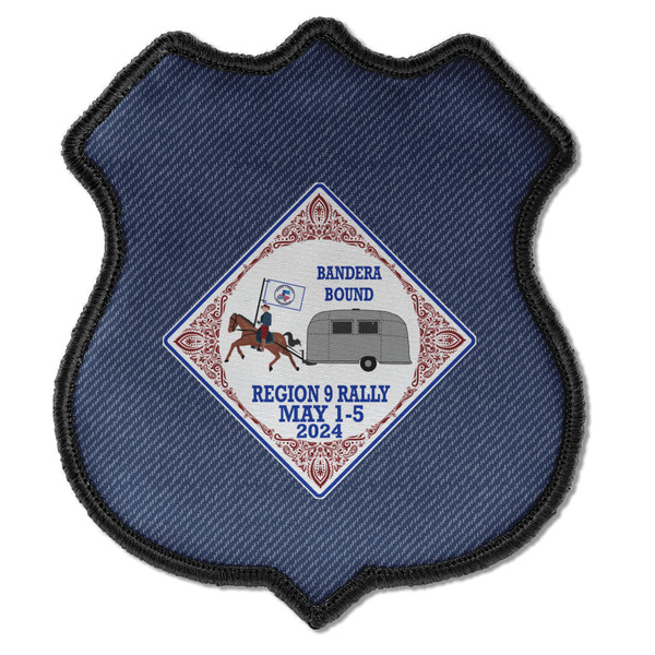 Custom Bandera Region 9 Rally Iron On Shield Patch C