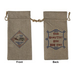 Bandera Region 9 Rally Burlap Gift Bag - Large - Double-Sided