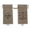 Bandera Region 9 Rally Large Burlap Gift Bags - Front & Back