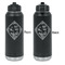 Bandera Region 9 Rally Laser Engraved Water Bottles - Front & Back Engraving - Front & Back View